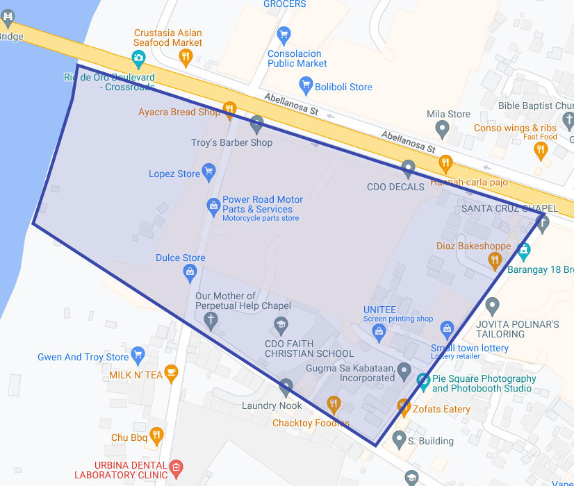 Barangay 17 Cagayan de Oro City Map