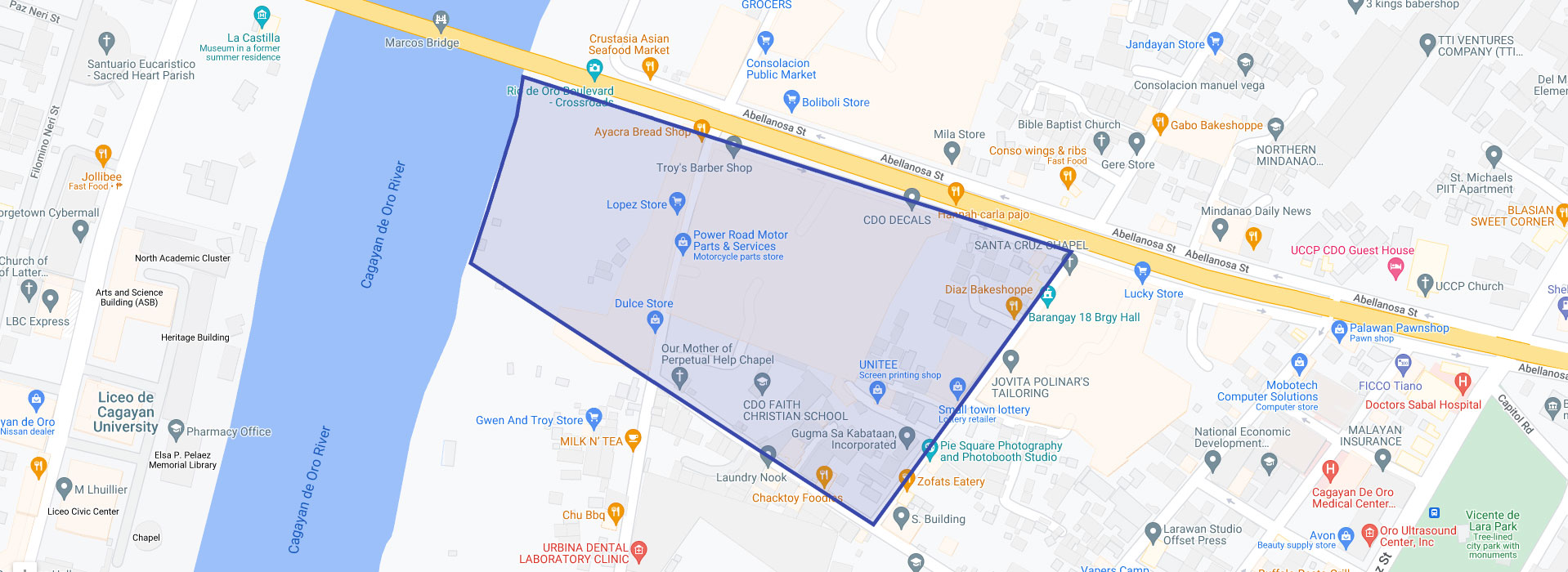 Barangay 17 Cagayan de Oro City Map